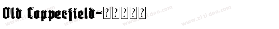 Old Copperfield字体转换